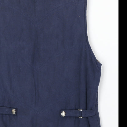 Mlw Womens Blue Gilet Jacket Size XS Zip