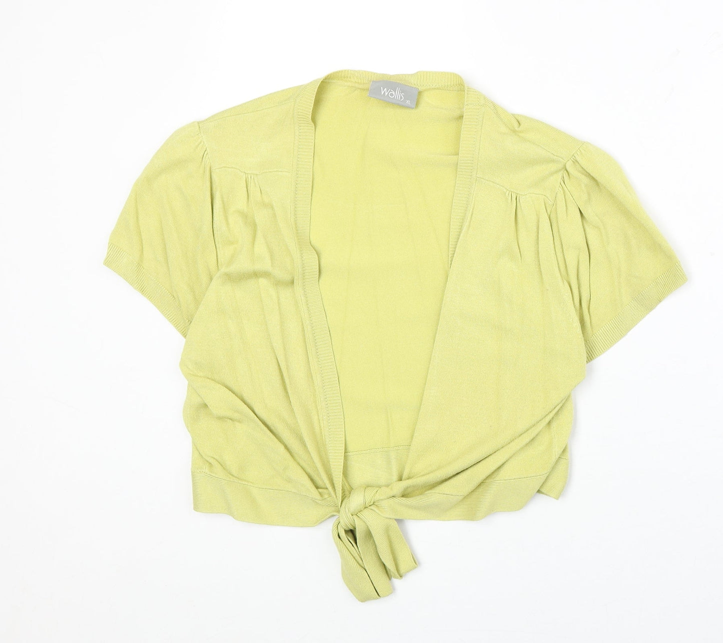 Womens UK Size XL Wallis Green Shrug Jumper