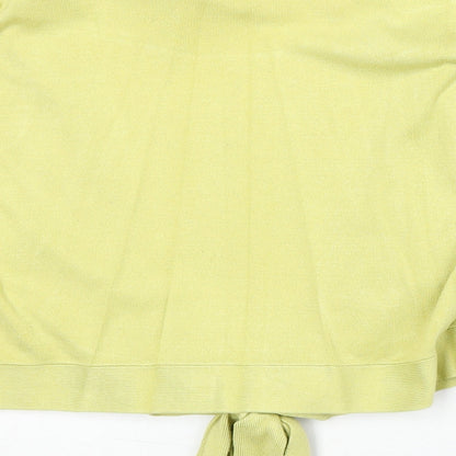 Womens UK Size XL Wallis Green Shrug Jumper