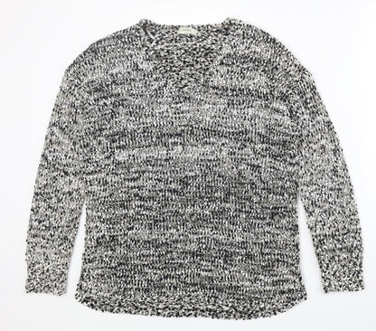 Womens UK Size M Papaya Grey Pullover Jumper