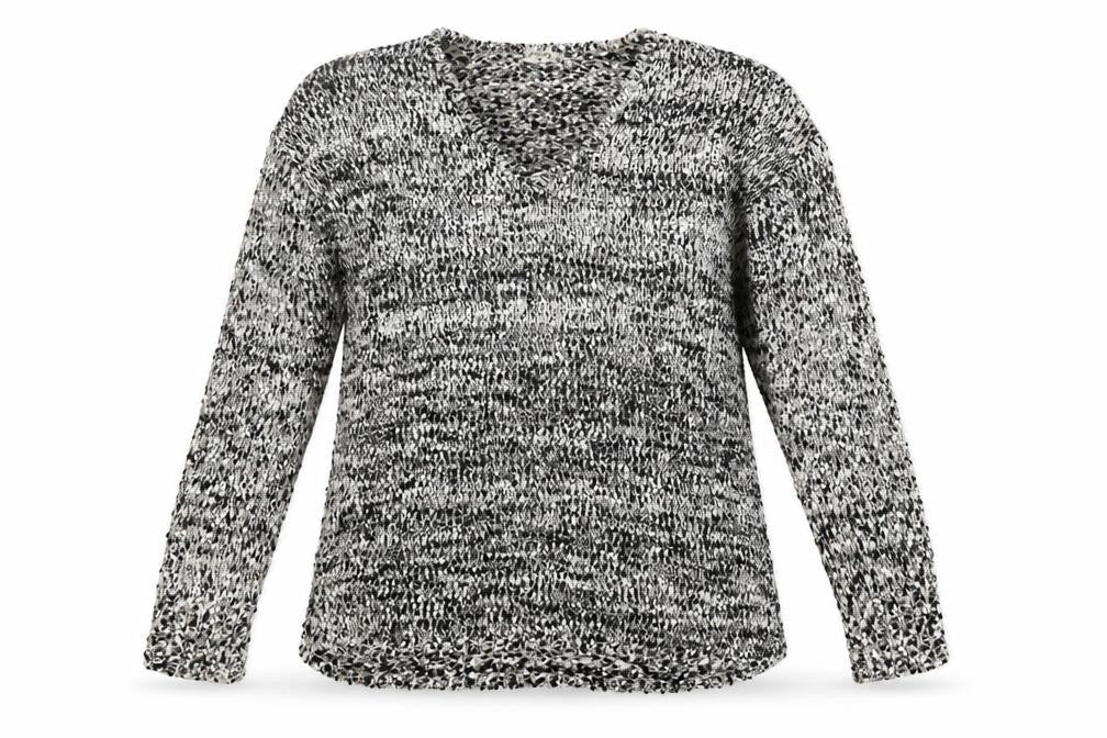 Womens UK Size M Papaya Grey Pullover Jumper