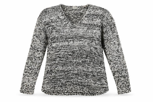 Womens UK Size M Papaya Grey Pullover Jumper