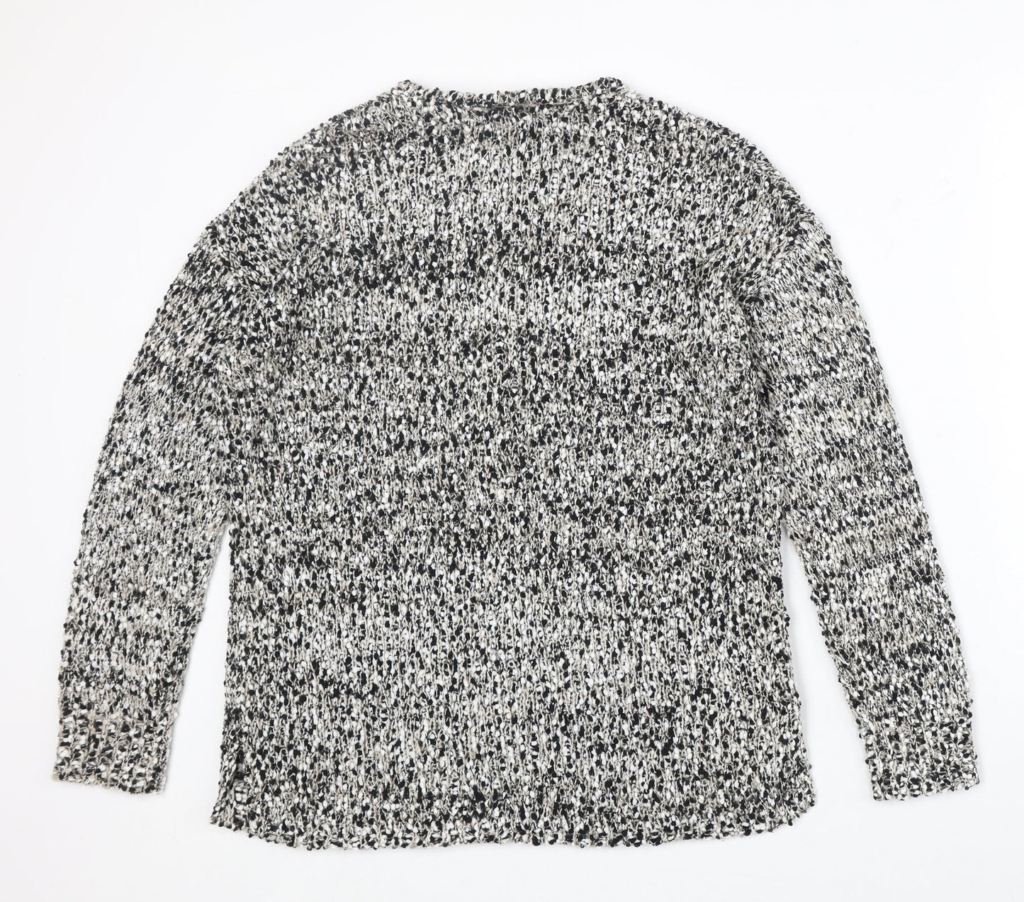 Womens UK Size M Papaya Grey Pullover Jumper