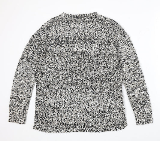 Womens UK Size M Papaya Grey Pullover Jumper