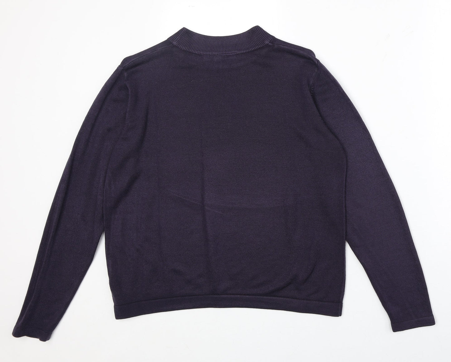 Womens UK Size 14 Original Purple Pullover Jumper