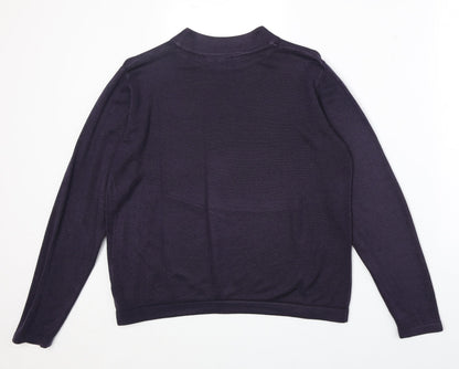 Womens UK Size 14 Original Purple Pullover Jumper