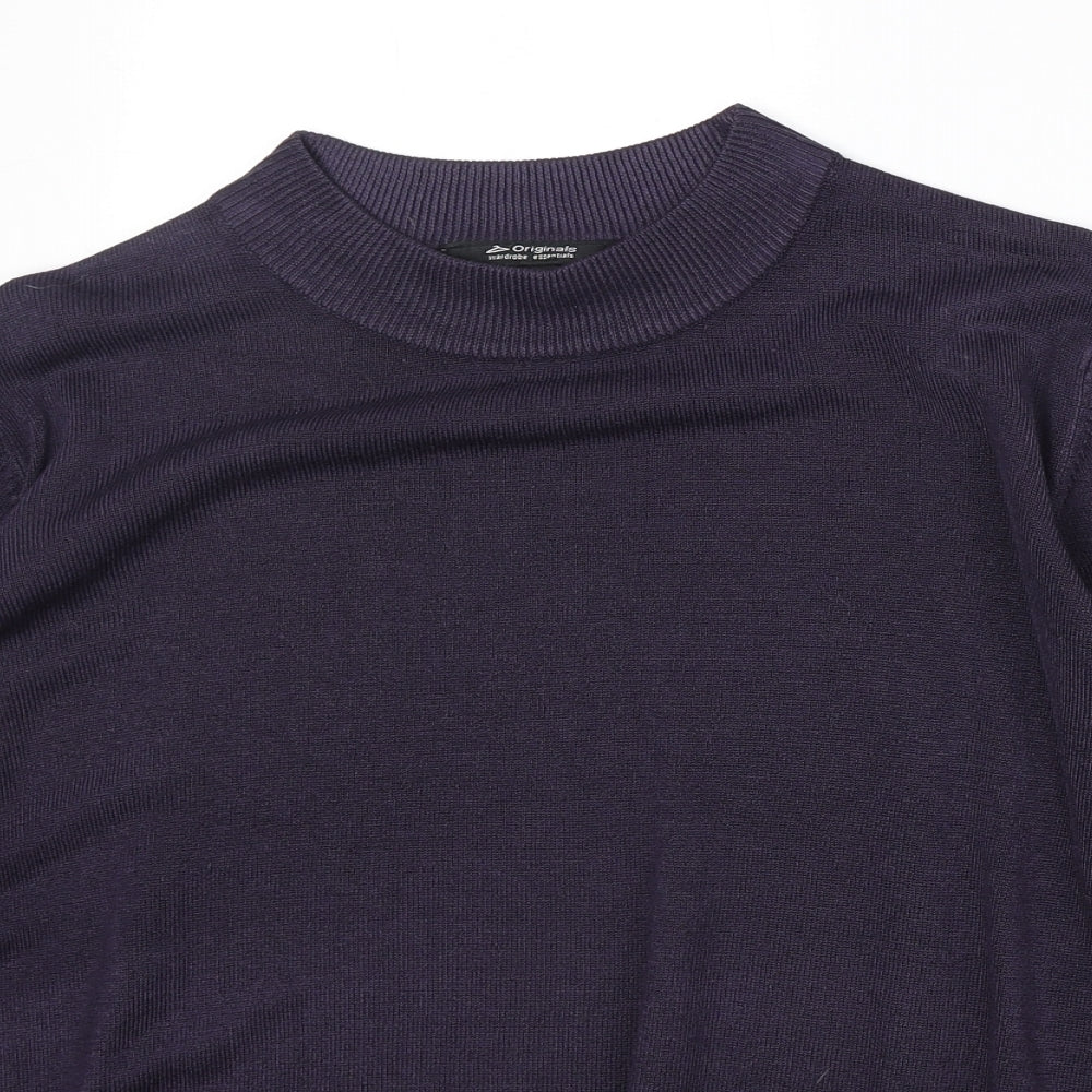 Womens UK Size 14 Original Purple Pullover Jumper