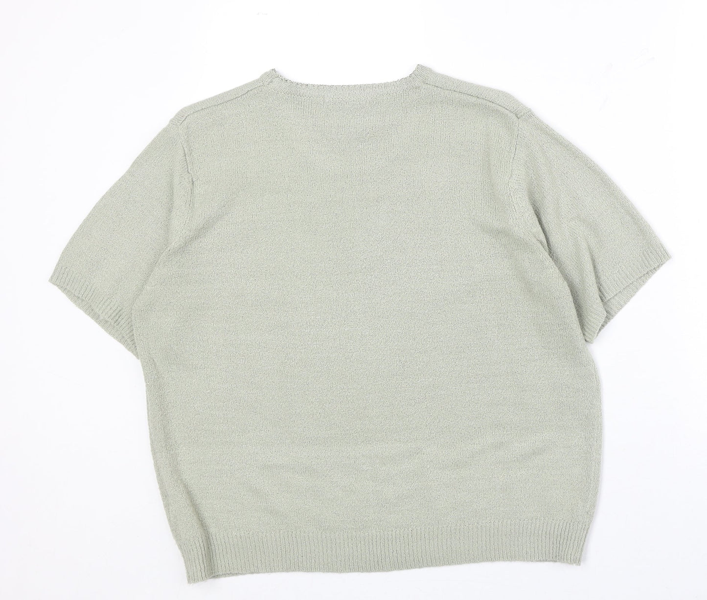 Womens UK Size 14 Berkertex Green Pullover Jumper