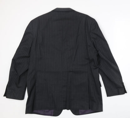 Mens UK Size 40 Greenwood Regular Black Suit Jacket