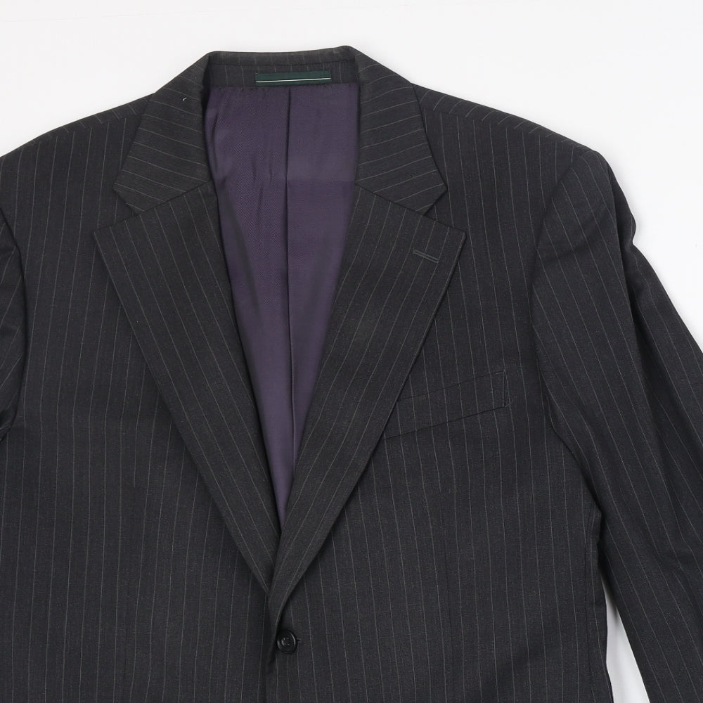 Mens UK Size 40 Greenwood Regular Black Suit Jacket