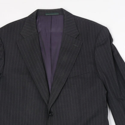 Mens UK Size 40 Greenwood Regular Black Suit Jacket