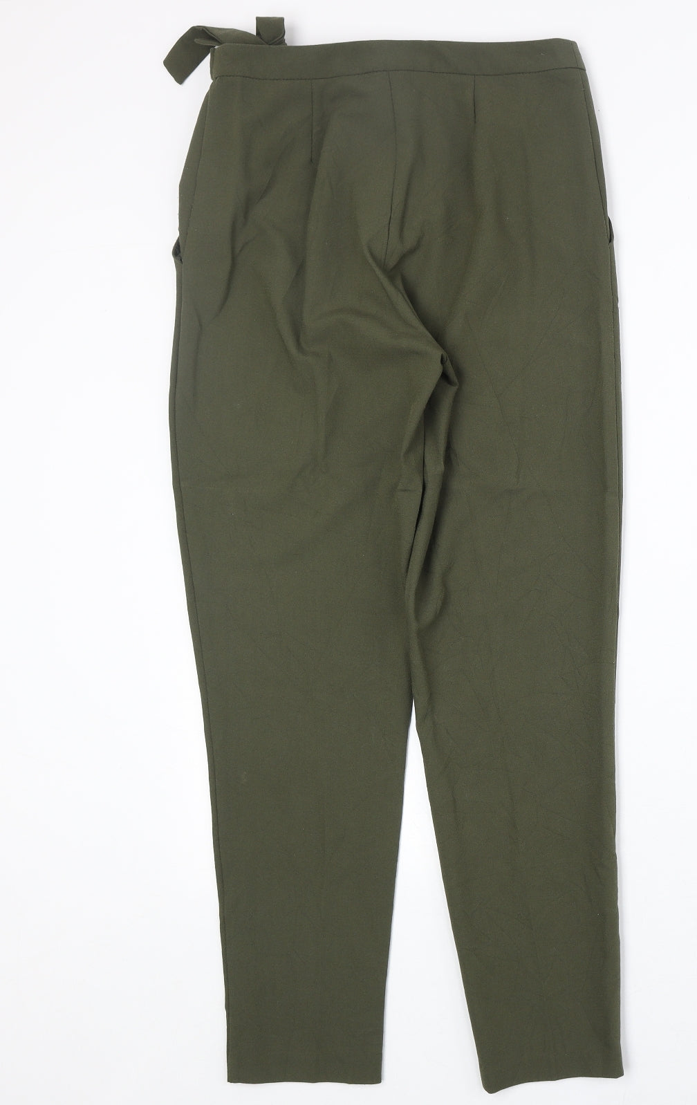 Womens UK Size 8 Missguided Regular Fit  Green Trousers