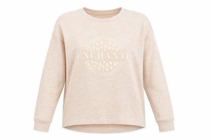 F&F Womens Pink Polyester Pullover Sweatshirt Size 6 Pullover - Enchante