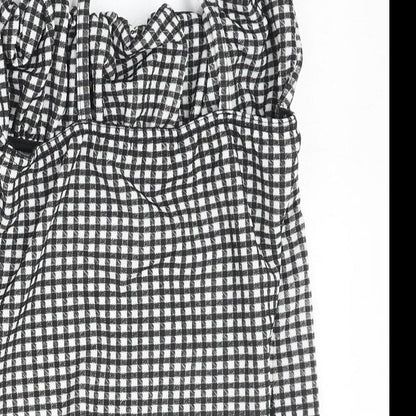 Womens UK Size 10 PRETTYLITTLETHING Black Basic Tank