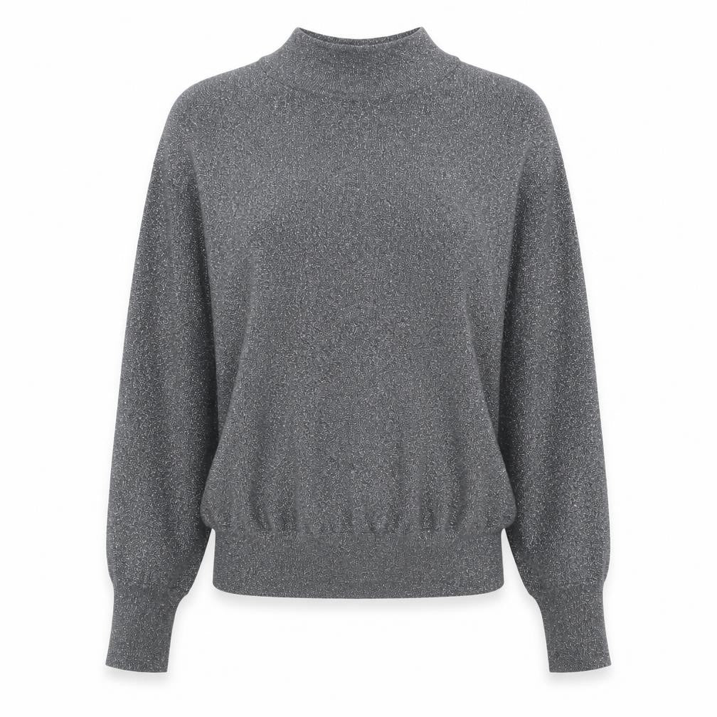 Womens UK Size S Marks and Spencer Silver Pullover Jumper