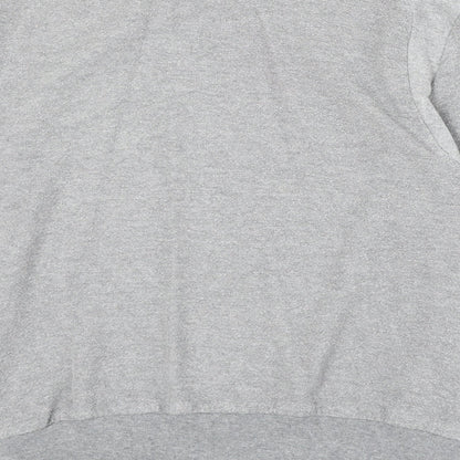 Sparks Womens Grey Polyester Pullover Sweatshirt Size XS Pullover