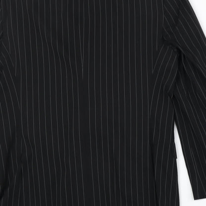 Mens UK Size 40 River Island Regular Black Suit Jacket