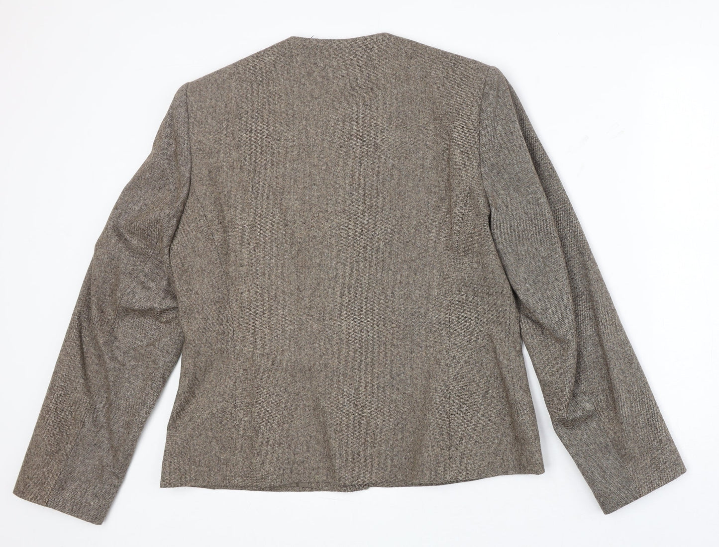 Autonomy Womens Grey Jacket Blazer Size 14 Zip