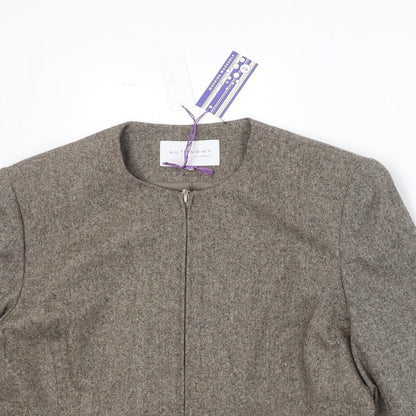 Autonomy Womens Grey Jacket Blazer Size 14 Zip