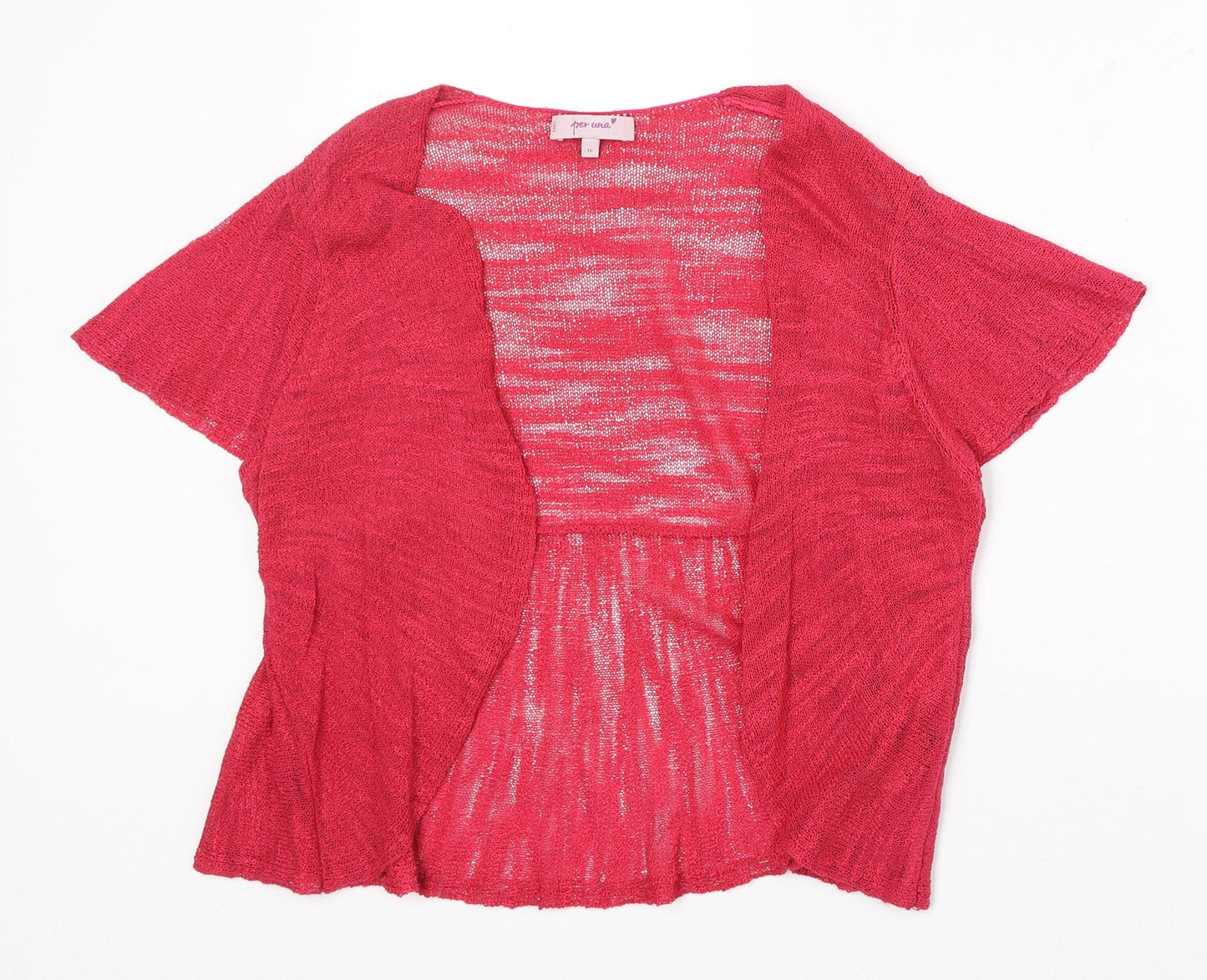Womens UK Size 16 Marks and Spencer Pink Cardigan Jumper
