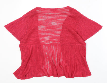 Womens UK Size 16 Marks and Spencer Pink Cardigan Jumper
