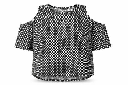 Womens UK Size 16 Boohoo Black Basic Blouse