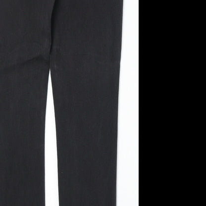BAF Womens Black Cotton Straight Jeans Size 34 in Regular Zip