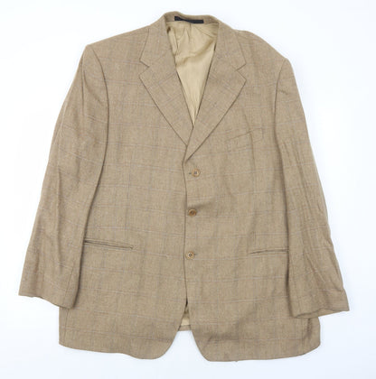 Mens UK Size 46 Marks and Spencer Regular Beige Suit Jacket