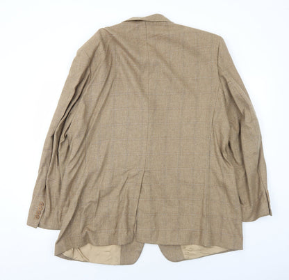Mens UK Size 46 Marks and Spencer Regular Beige Suit Jacket