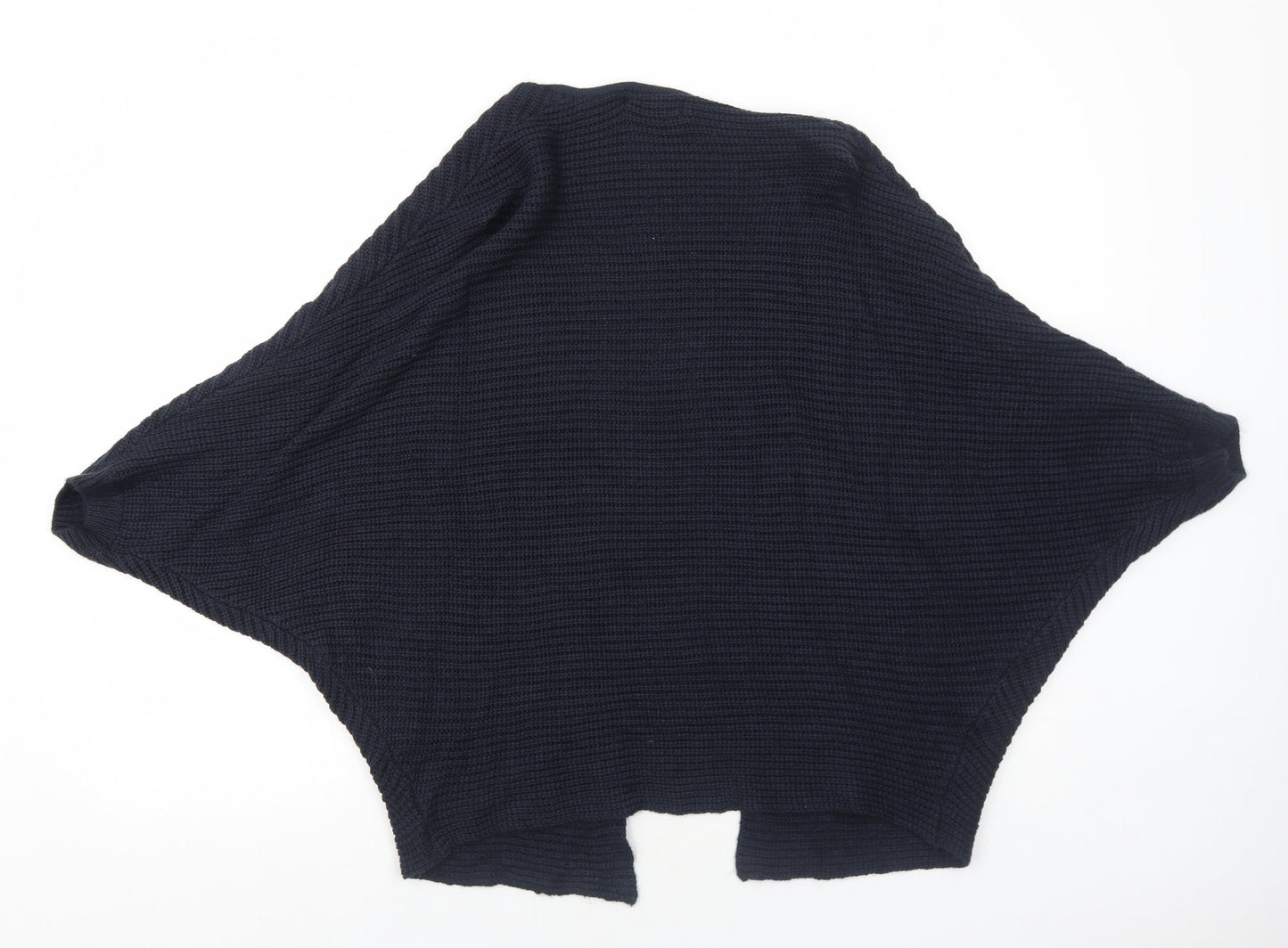 F&F Womens Blue V-Neck Acrylic Cardigan Jumper Size 8