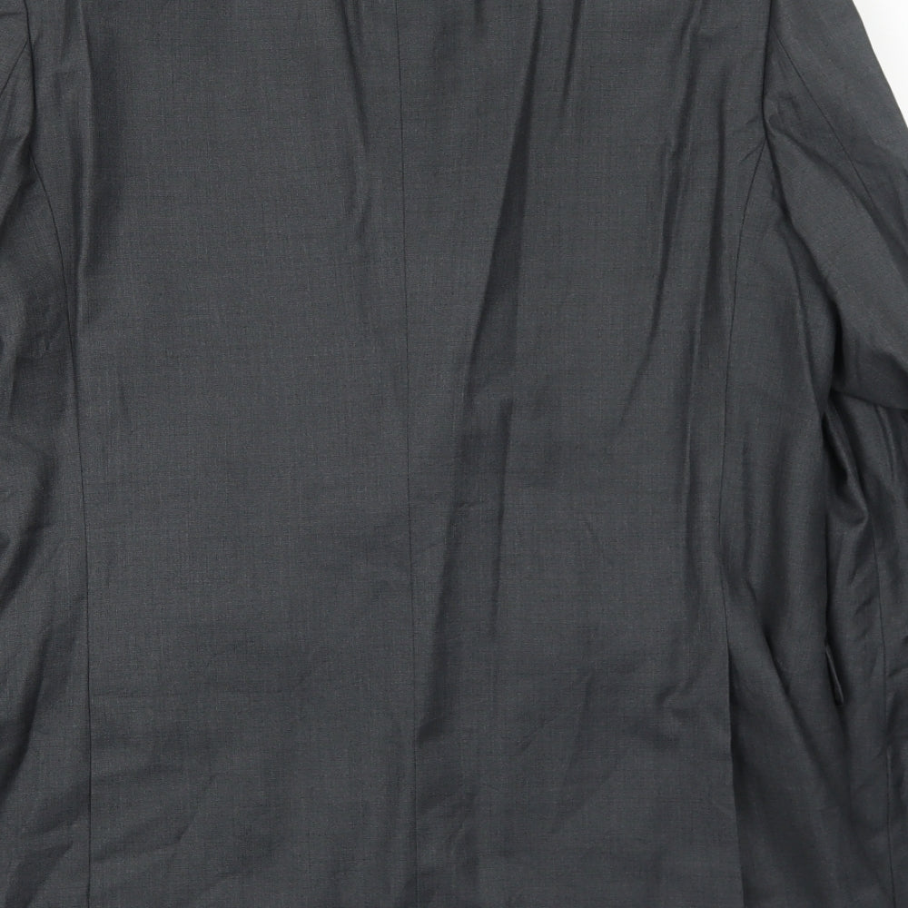 Mens UK Size 42 Burton Regular Grey Suit Jacket