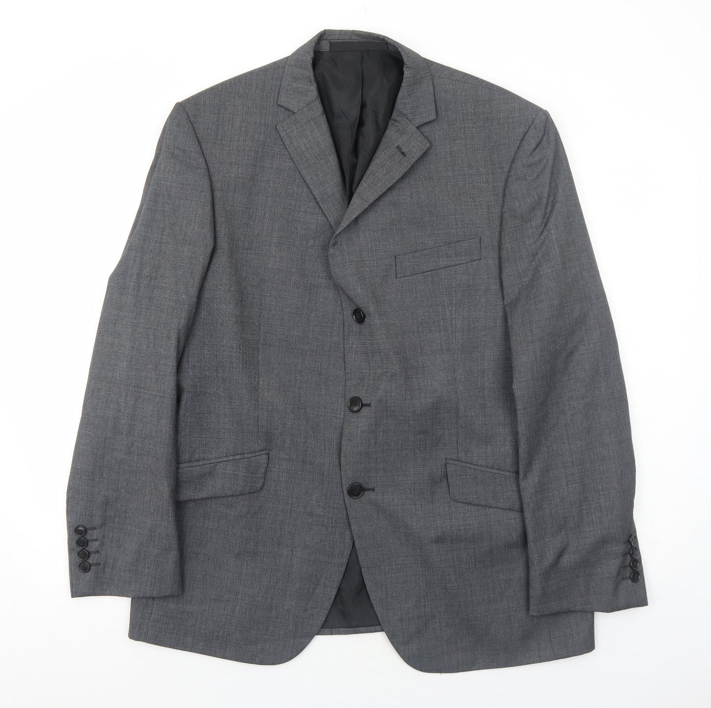 Mens UK Size 42 Marks and Spencer Regular Grey Suit Jacket