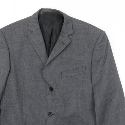 Mens UK Size 42 Marks and Spencer Regular Grey Suit Jacket