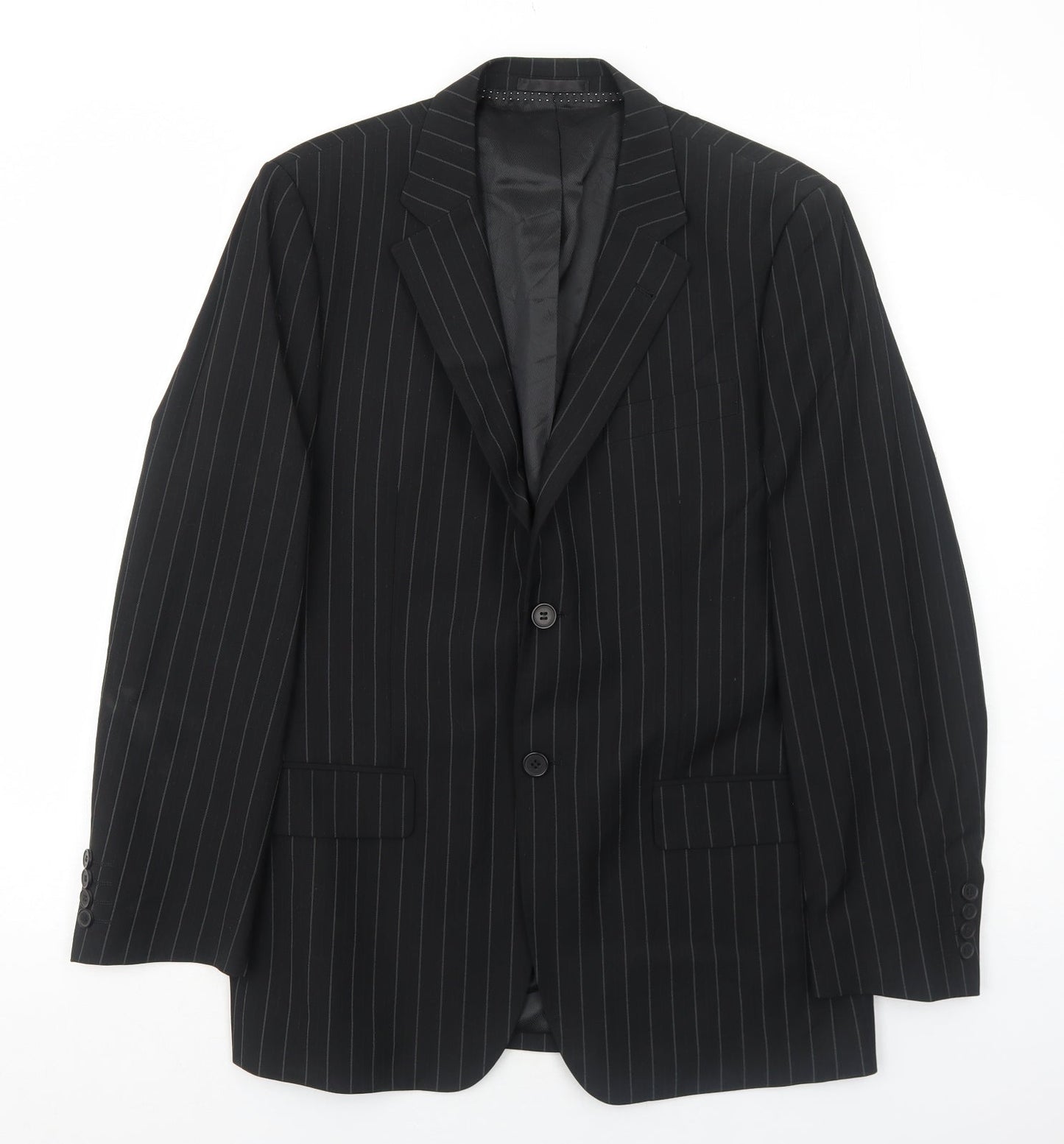 Mens UK Size 38 Butler and Webb Regular Black Suit Jacket