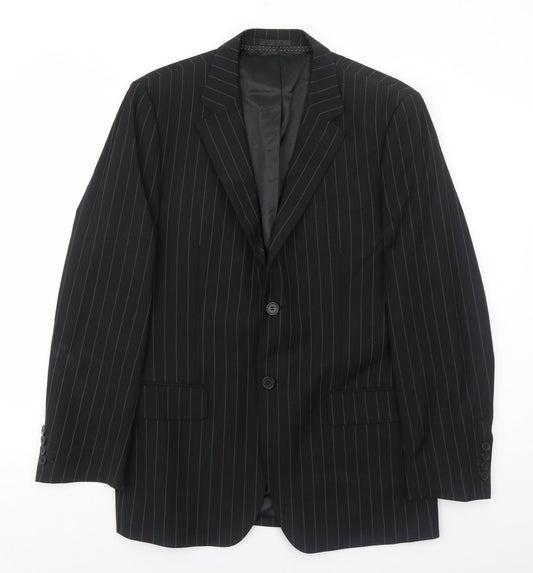 Mens UK Size 38 Butler and Webb Regular Black Suit Jacket