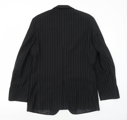 Mens UK Size 38 Butler and Webb Regular Black Suit Jacket