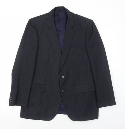 Mens UK Size 42 Hepworths Regular Blue Suit Jacket