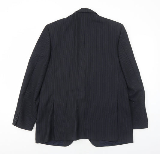 Mens UK Size 42 Hepworths Regular Blue Suit Jacket
