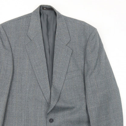 Mens UK Size 42 BHS Regular Grey Suit Jacket