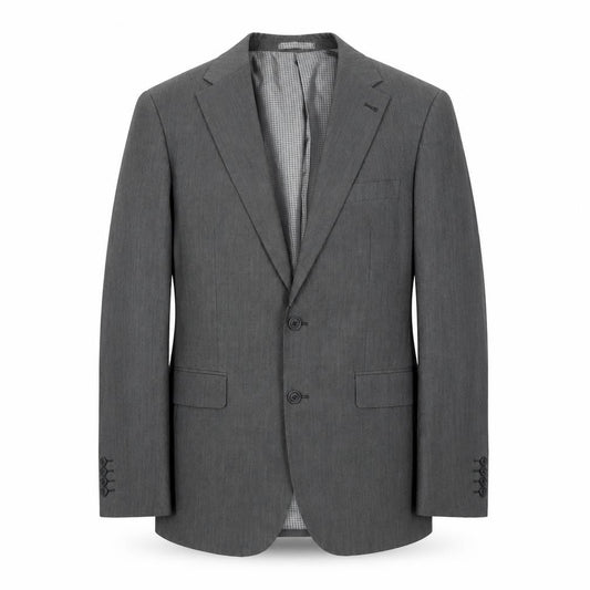 Mens UK Size 38 1860 Menswear Regular Grey Suit Jacket