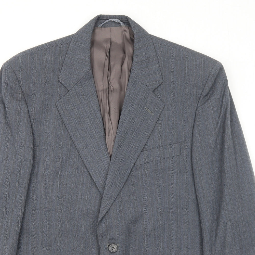 Mens UK Size 44 Chatsworth Regular Grey Suit Jacket