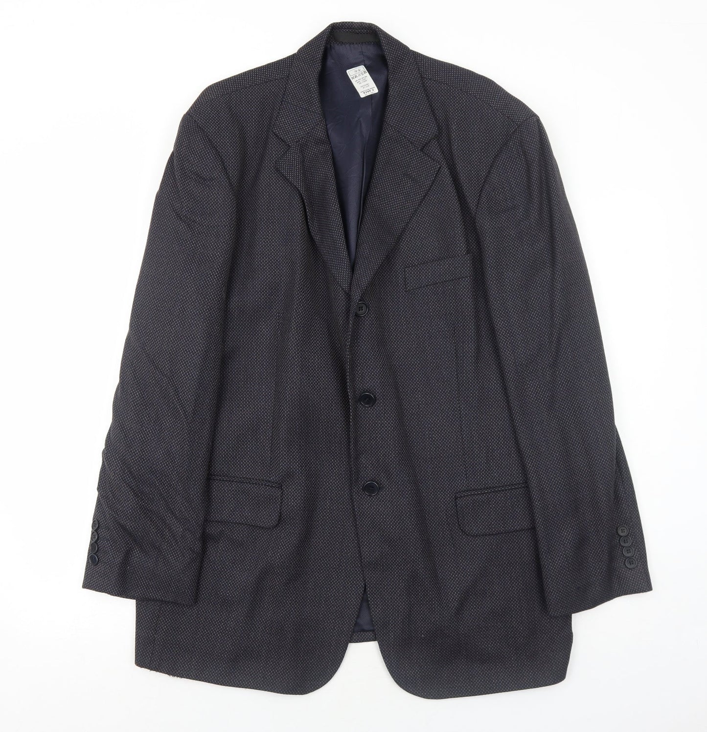 Mens UK Size 44 Preworn Regular Blue Suit Jacket