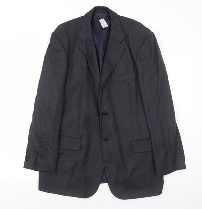 Mens UK Size 44 Preworn Regular Blue Suit Jacket