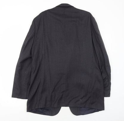 Mens UK Size 44 Preworn Regular Blue Suit Jacket