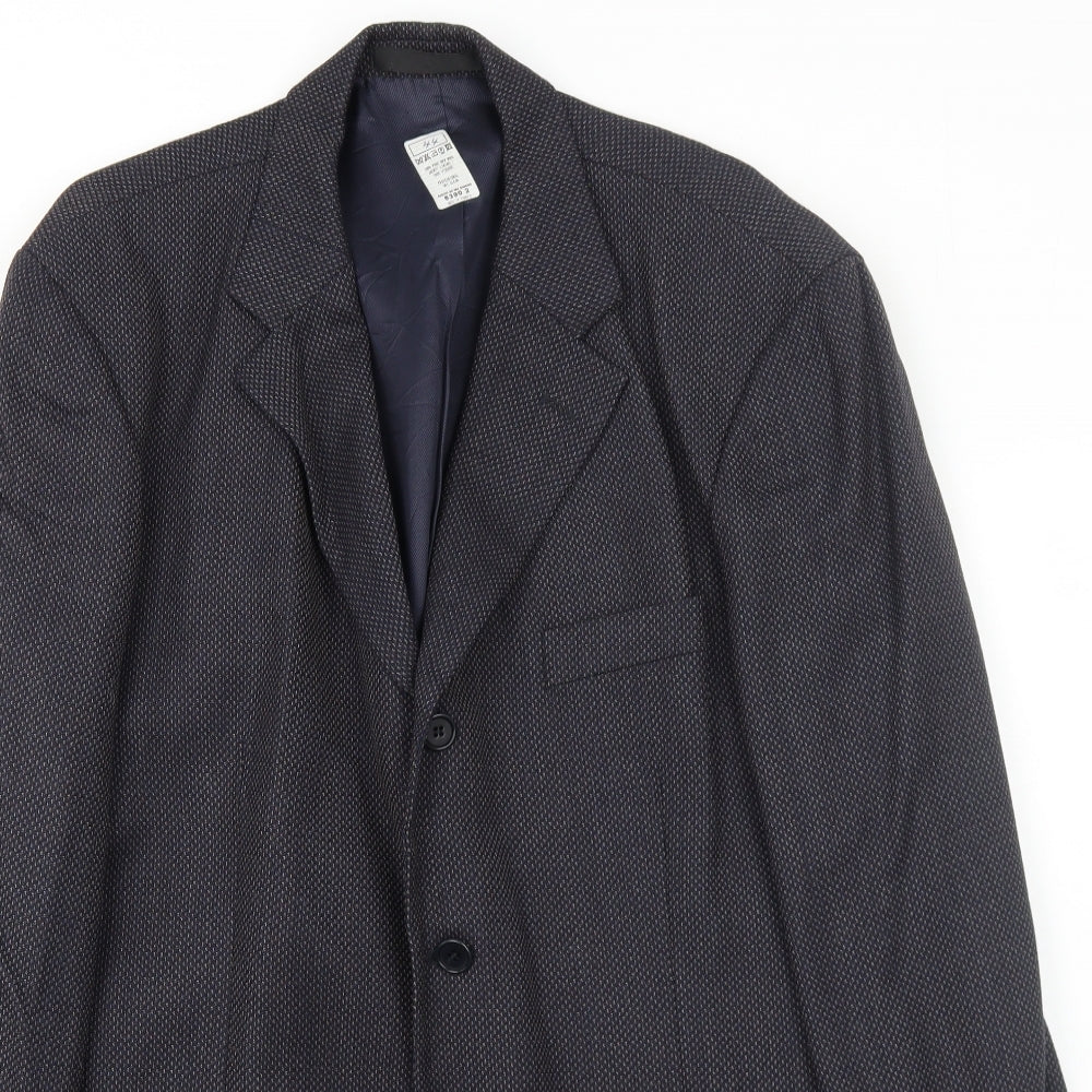 Mens UK Size 44 Preworn Regular Blue Suit Jacket