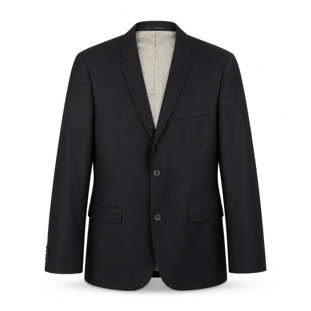 Mens UK Size 42 Topman Regular Black Suit Jacket