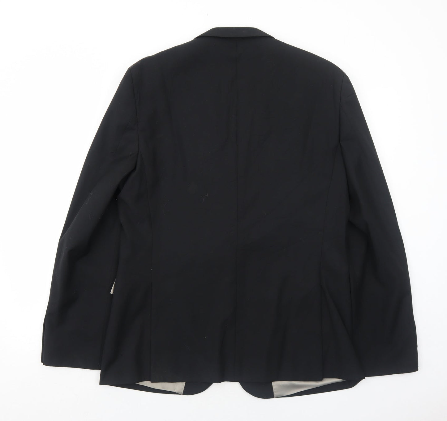 Mens UK Size 42 Topman Regular Black Suit Jacket