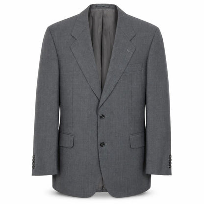 Max Chans Mens Grey Polyester Jacket Suit Jacket Size 44 Regular