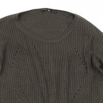 Womens UK Size 12 Brave Soul Brown Pullover Jumper