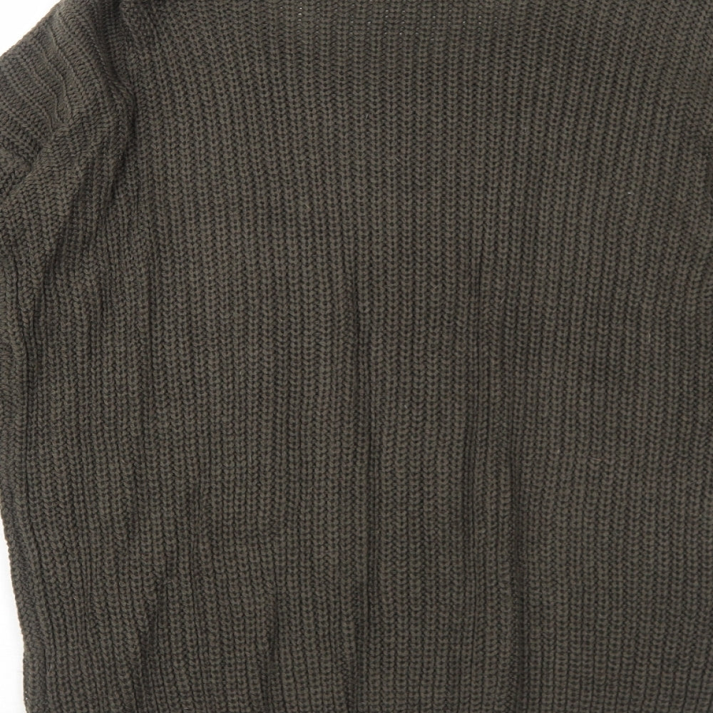 Womens UK Size 12 Brave Soul Brown Pullover Jumper